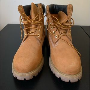 6inch Timberland Premiums in Wheat Nubuck